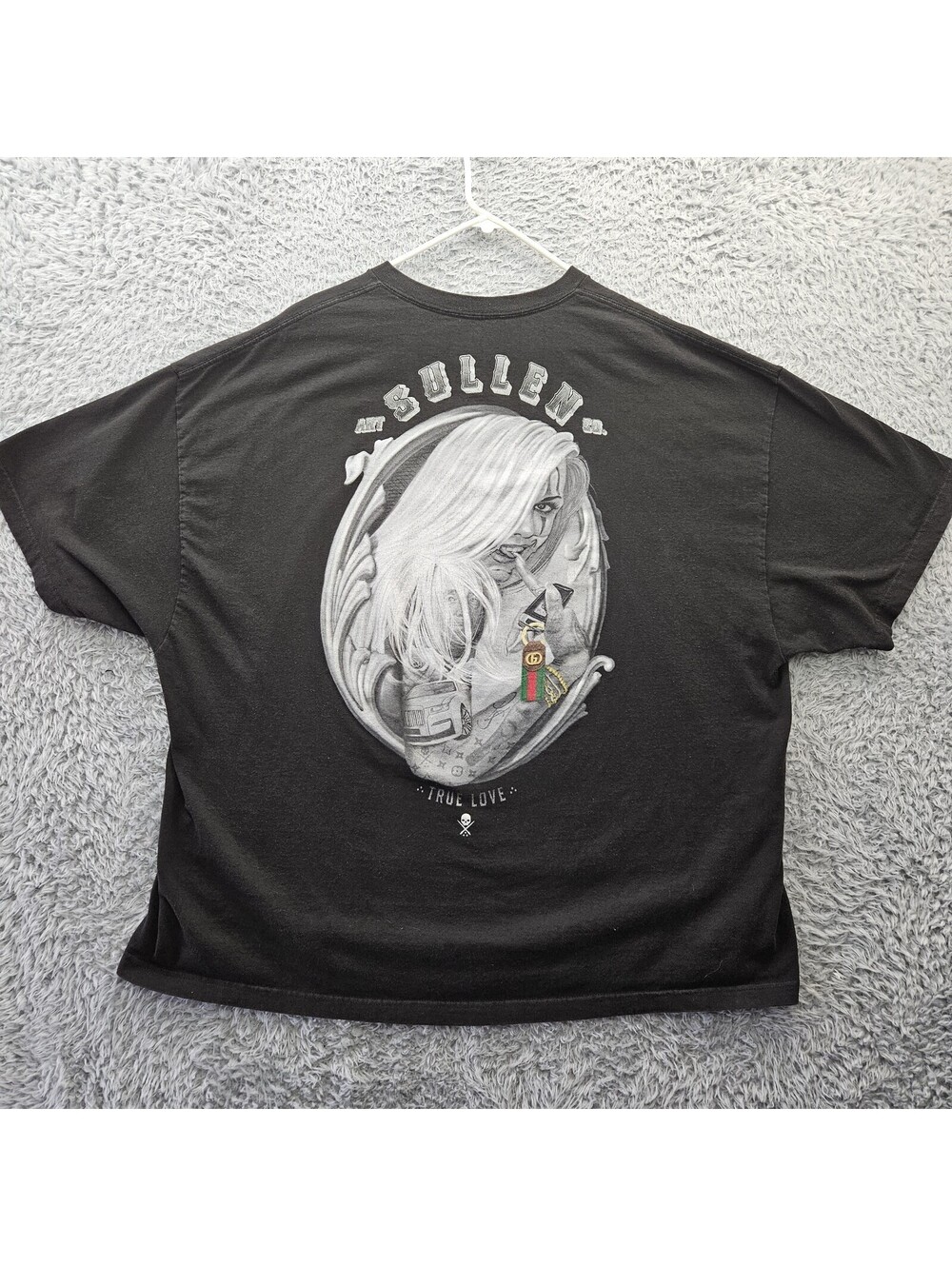 SULLEN Art Collective T Shirt Men 4XL True Love Girl Face Paint